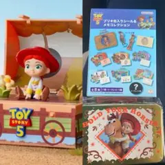 トイストーリー5 ブリキ缶入りシール＆メモコレクション ジェシー＆ブルズアイのサムネイル