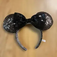 黒い ミッキー カチューシャ