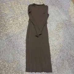 zara ロングワンピース