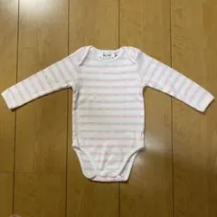 Baby Dior ディオール ベビー 長袖 ロンパース 12M 80 ピンクのサムネイル