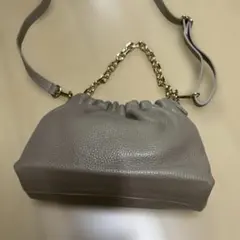 AULENTTI 2way ハンドバッグ ダークグリーン ショルダーバッグ - メルカリ