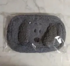 スヌーピーもこもこスクエアポーチ （ブラック）