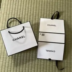 CHANEL ショップ袋 ホワイト 小型　小箱