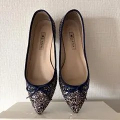 DIANA バレエシューズ 23.5cm グリッター