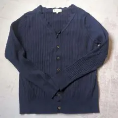 【美品】ROPE PICNIC ネイビー カーディガン 38 Mサイズ