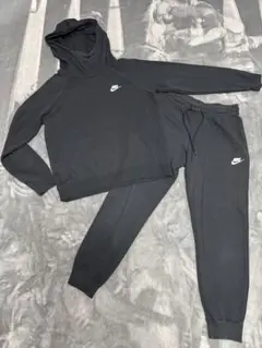 Nike ナイキ　スウェット上下セット ブラックレディース　Lサイズ