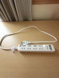 MSCIEN 電源タップ　USBポート付き　1m