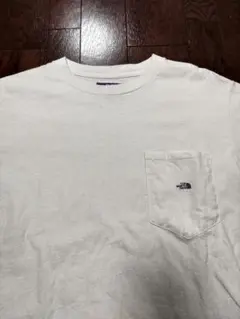 THE NORTH FACE PURPLE LABEL ロンT　S　ポケT　白
