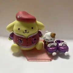 ポムポムプリン　グッズ　ハッピーくじ　フィギュア