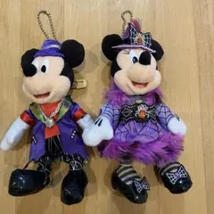 ミッキー・ミニー ハロウィンキーホルダーセット