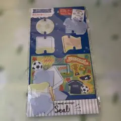 未使用　未開封　サッカー　寄せ書きシールセット 20枚入り