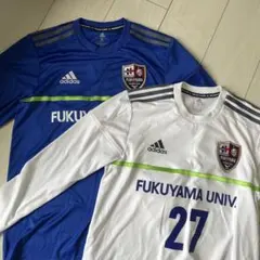 引退品　福山大学　サッカー部　ユニフォーム　adidas 大学サッカー 引退品 福山大学 サッカー部 ユニフォーム adidas 大学サッカー