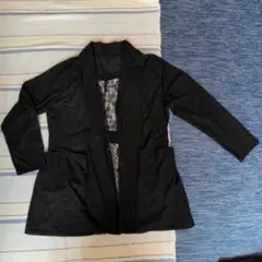 ブラックレースカーディガン M-Lサイズ