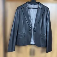 レザージャケット 濃いブラウン