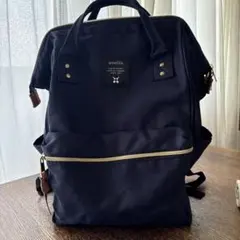 未使用　anello リュック ネイビー がま口 バックパック マザーズバッグのサムネイル