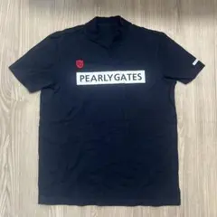 PEARLY GATES ネイビー モックネック