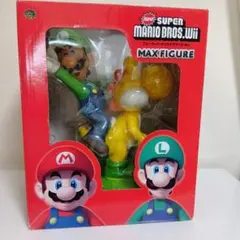 NewスーパーマリオブラザーズWiiマックスフィギュア　ルイージ＆ヨッシー（黄）