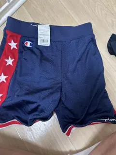 Champion メッシュショートパンツ S ネイビー