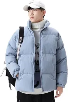 ジャケット メンズ 冬 防寒 カジュアル コート 中綿 無地 通勤保温ジャケット