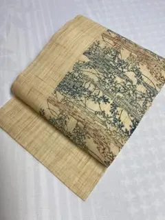 逸品 正絹夏帯 オリエンタル型染め友禅 訳あり - メルカリ