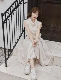 2026年最新】GATHER balloon long skirt herliptoの人気アイテム