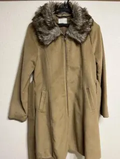 【OLIVE des OLIVE】ロングコート ファー付き