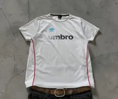 UMBRO テックTシャツ Y2K サイバー ブロークコア 白 Oのサムネイル