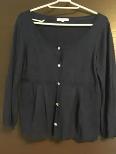 Natural Beauty Basic カーディガン ネイビーM