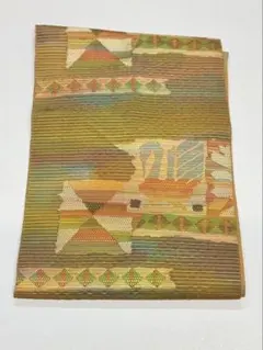 名古屋帯 幾何学模様