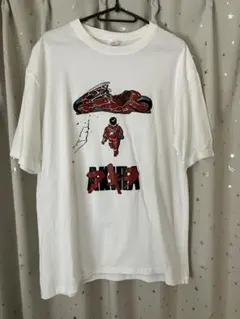 セール アキラ AKIRA 白 プリント T シャツ white Lサイズ - メルカリ