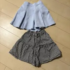 ユニクロ・GU　キュロット　130サイズ　2枚セット