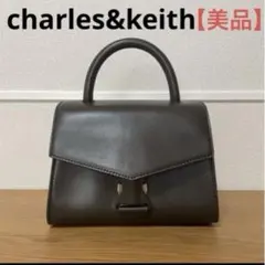 charles&keith チャールズアンドキース アイビー メタリックバック