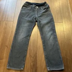 イオントップバリュー キッズ デニムパンツ 裏起毛 長ズボン 140