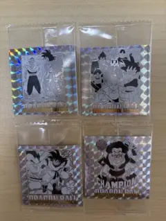 ドラゴンボール40周年記シールウエハース2 4枚セット