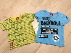 BABYDOLL Tシャツ2枚セット　サイズ90cm