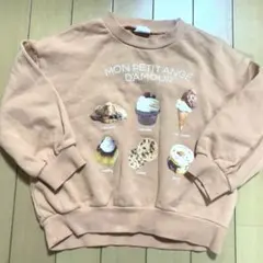 しまむら あかねこさん スイーツ トレーナー 100