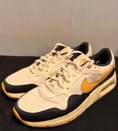 Nike Air Max sc 27.5 ベージュ/黒/オレンジ スニーカー