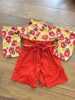 袴ロンパース　80cm 女の子