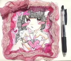 ♡原画 デコ色紙 オリジナルイラスト