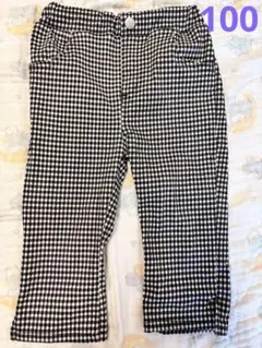 ☆petit main 接触冷感 ストレッチ 七分丈 パンツ☆100