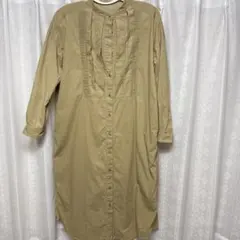 コーデュロイ長袖ワンピース