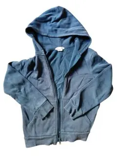 H&M ダークブルー パーカー 6-8Y