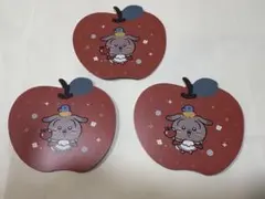 ちいぽけ　りんごカード　うさぎ　3枚セット　ちいかわらんどノベルティ