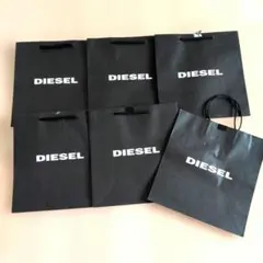 DIESEL 黒ショップ袋 6枚セット