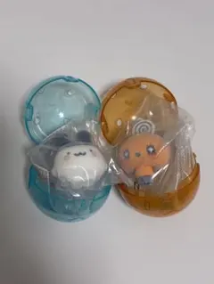 たまごっち　カプセルフロッキーマスコット　みみっち・めめっち