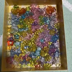 多色プラスチックビーズ 約700g