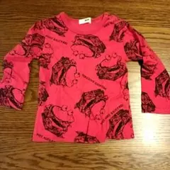 WASK 長袖Tシャツ 90cm 赤　ロンTのサムネイル