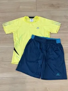 adidas アディダス プラクティスTシャツハーフパンツセット160 M