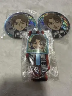 FANTASTICS ネックストラップ　アクリルスタンド 缶バッジ セット