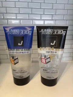 YANAGIYA 整髪料330g 2種セット　ウエット　ジェル　メンズ　無香料